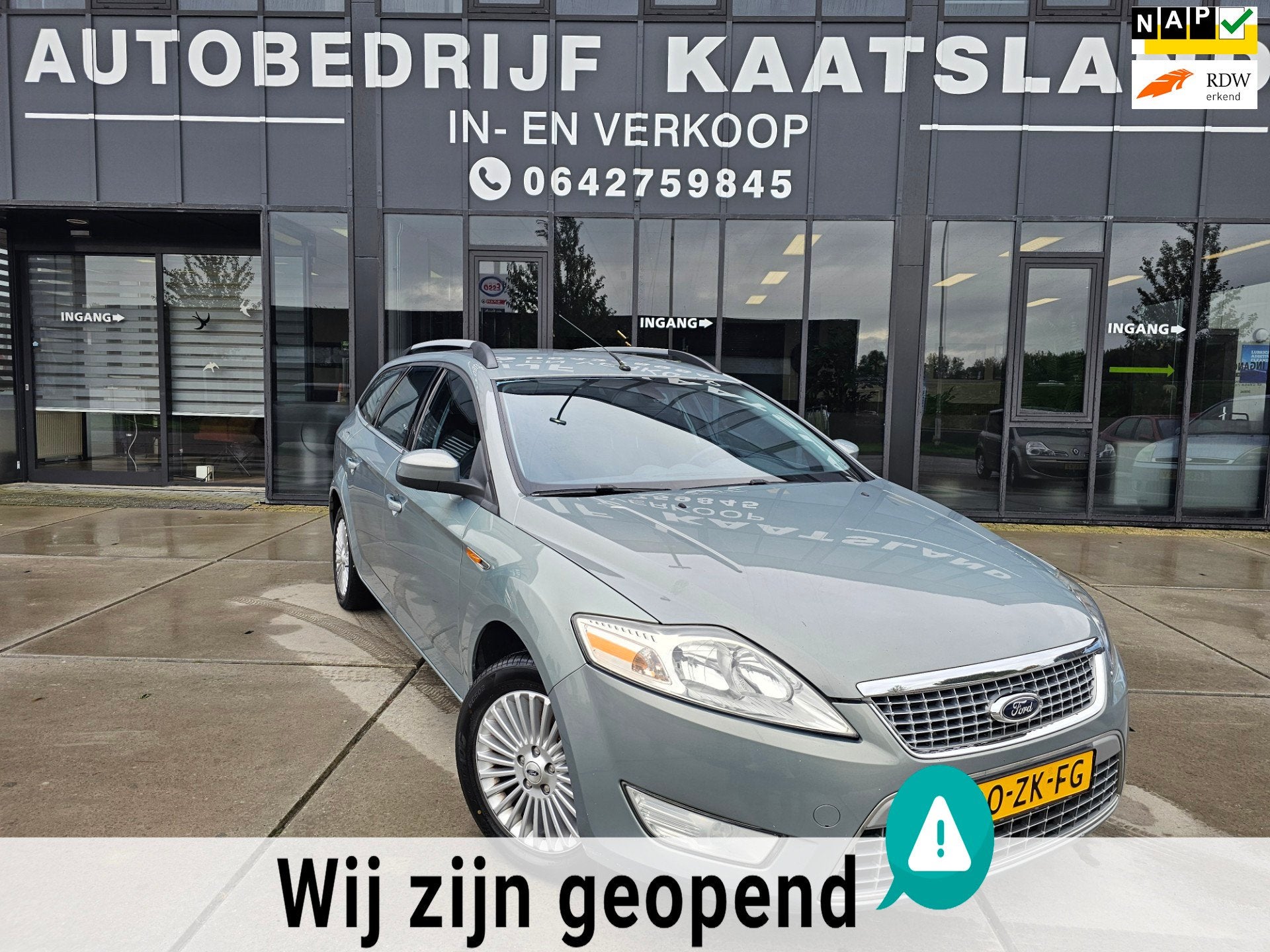 Ford Mondeo Wagon 1.6-16V Titanium - Clima - Cruise - Electr, Auto's, 1596 cc, Gebruikt, Zwart, 4 cilinders