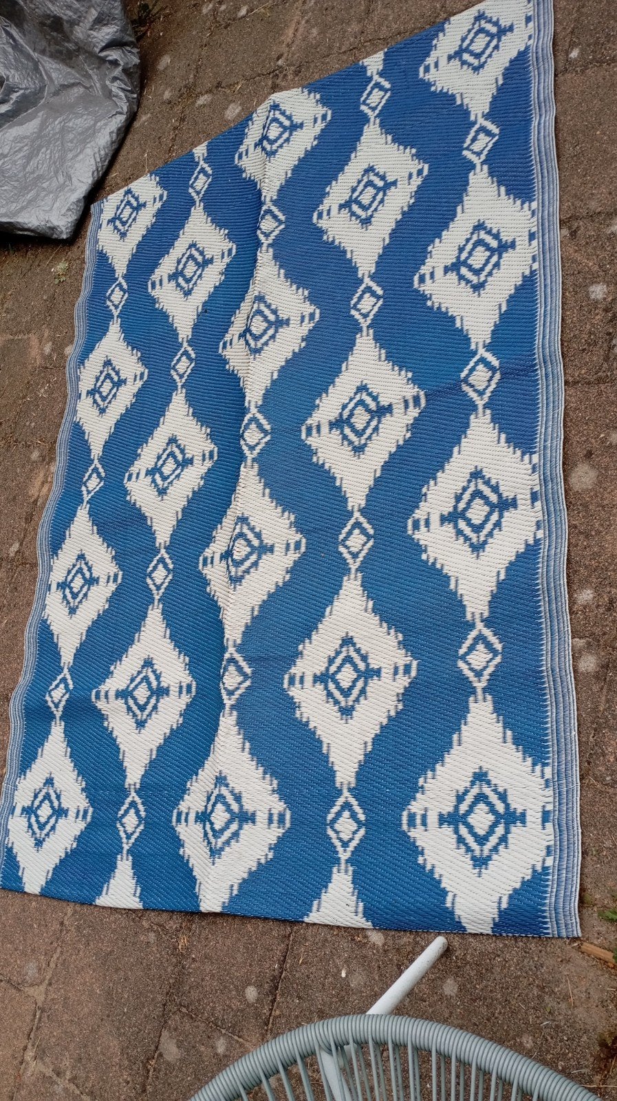 4 stuks 120x170 safarimat, tent tapijt, buitentapijt, Ophalen, Zo goed als nieuw