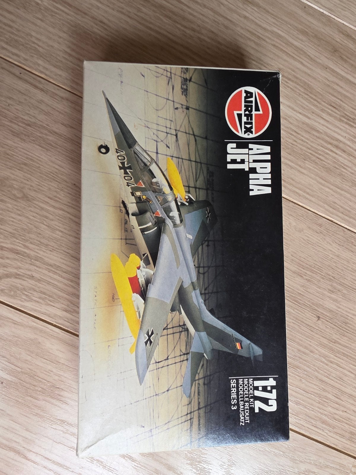 Vintage Airfix Alpha Jet 1:72 – Compleet & ongebouwd – Origi, Overige merken, 1:72 tot 1:144, Verzenden, Nieuw