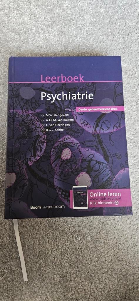 Leerboek psychiatrie, Ophalen of Verzenden, Zo goed als nieuw