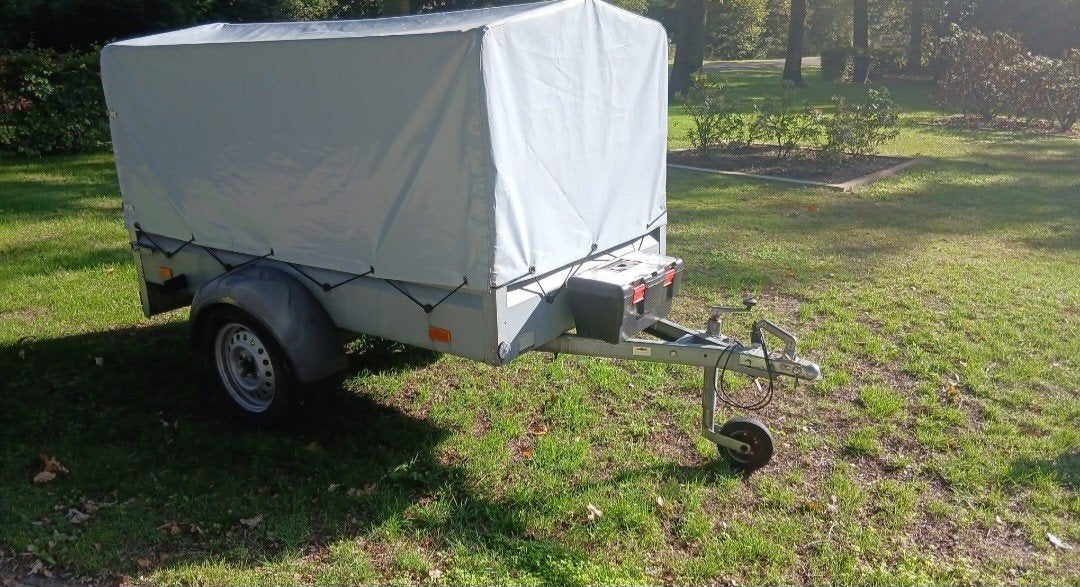 Koopje!! nette humbaur huifaanhanger, gesloten aanhangwagen, Ophalen of Verzenden