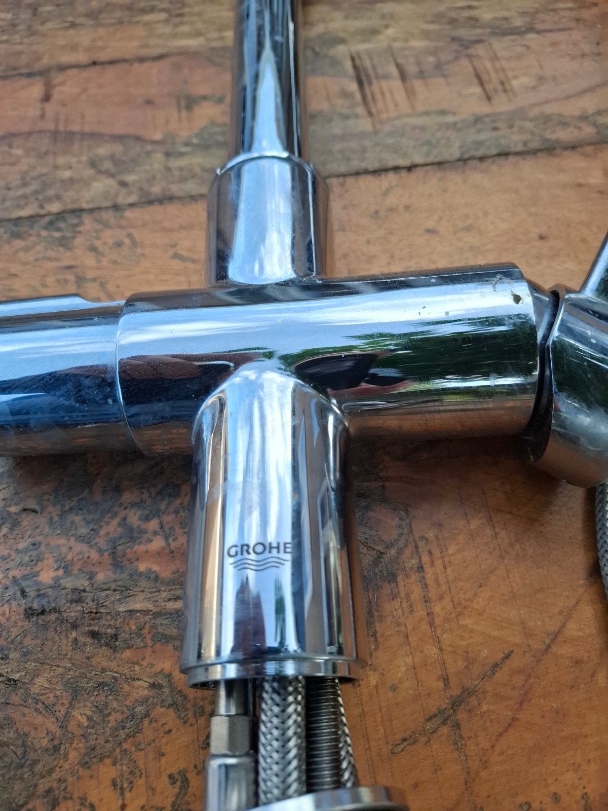 Grohe Red 100 graden kraan met combi boiler, Grohe, Zilver, Ophalen of Verzenden, Metaal