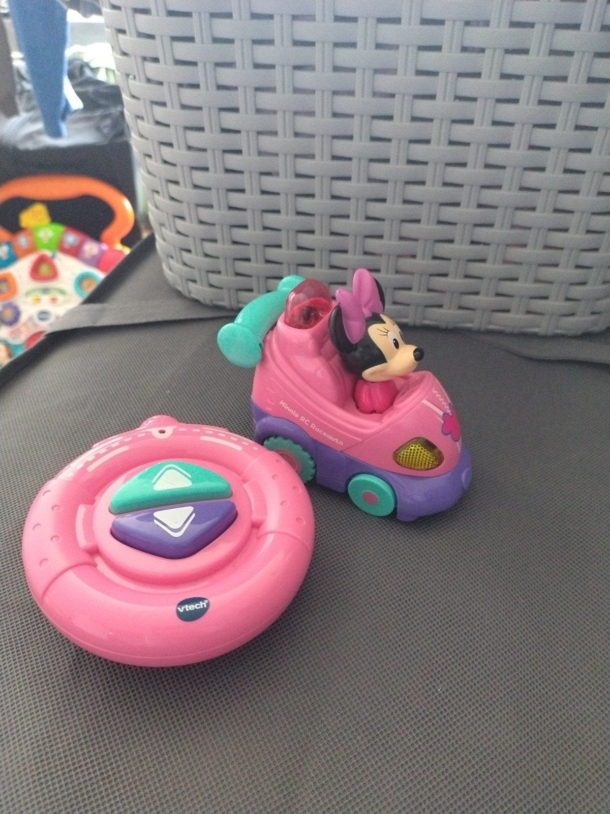 Vtech Minnie Mouse RC Raceauto - Vooruit & Achteruit, Ophalen of Verzenden, Gebruikt, Afstandsbediening