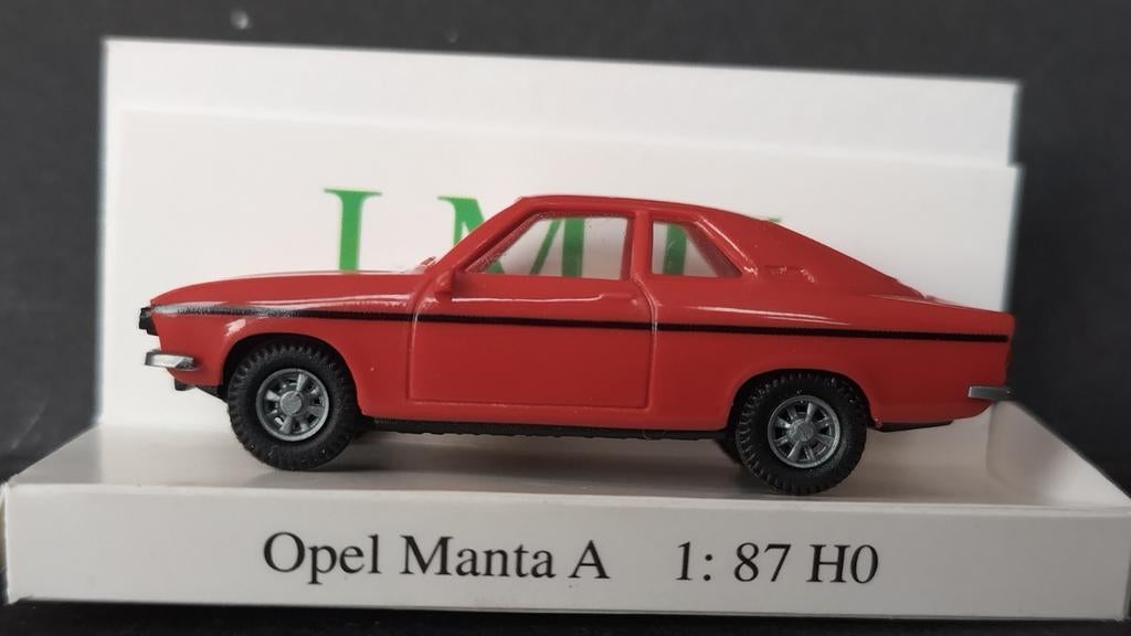 Opel Manta A Rood 1:87 imu Pol, Hobby en Vrije tijd, Modelauto's | 1:87, Auto, Verzenden, ., Nieuw