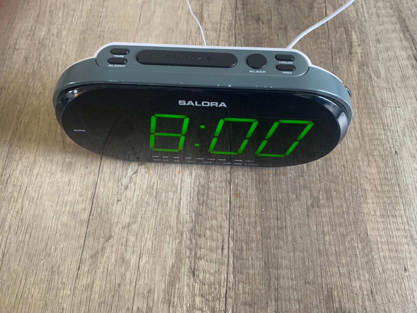 Salora CR615 Wekker Radio - AM/FM, Ophalen of Verzenden, Gebruikt, Radio