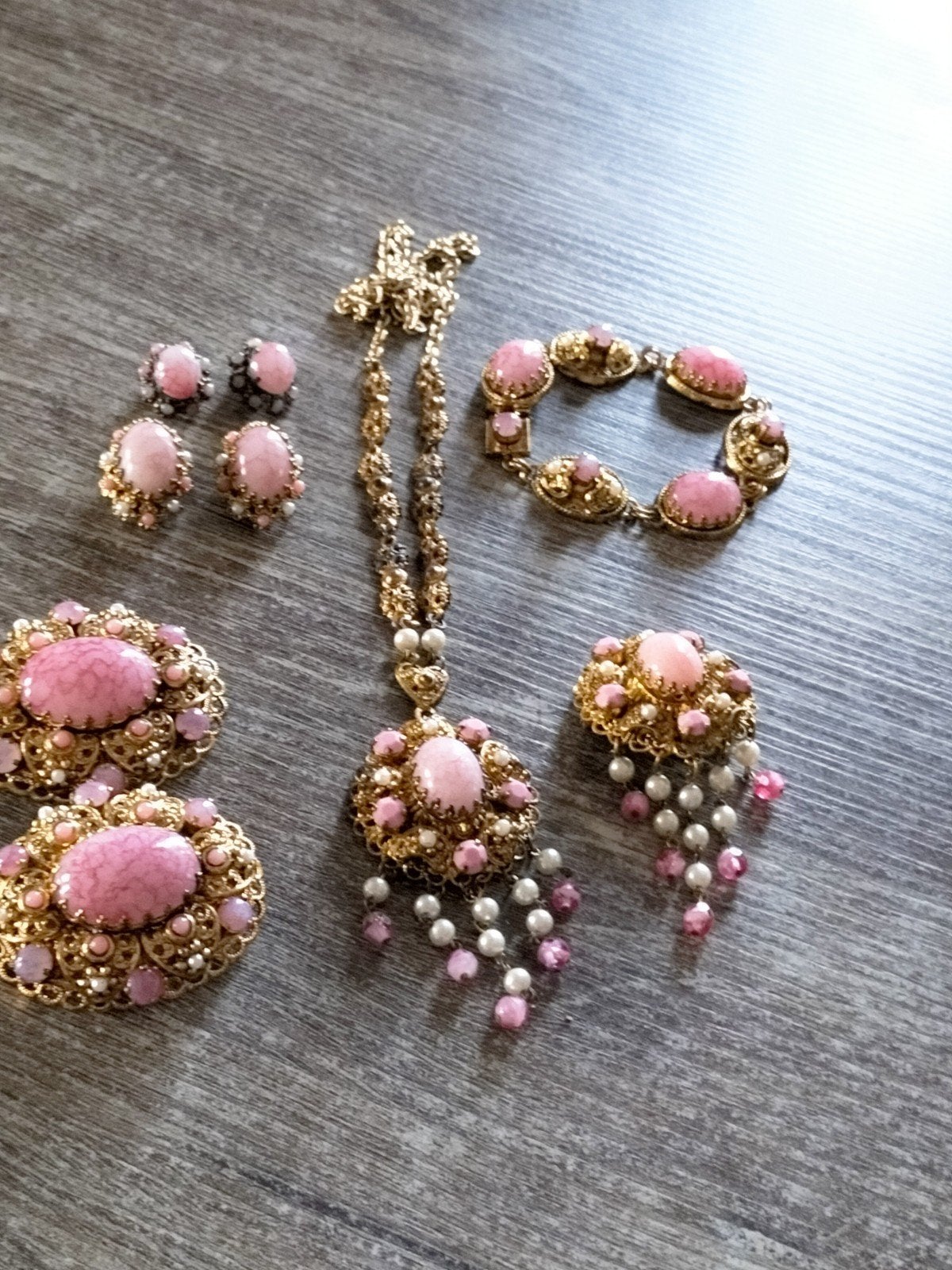 Prachtige mooi lot West Germany sieraden., Verzenden, Overige materialen, Ketting