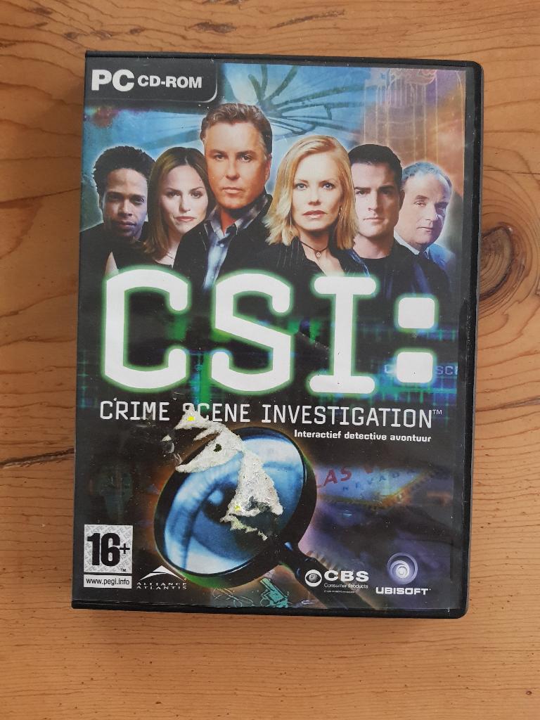 pc cd rom spel c.s.i, 1 speler, Zo goed als nieuw, Vanaf 16 jaar, Ophalen