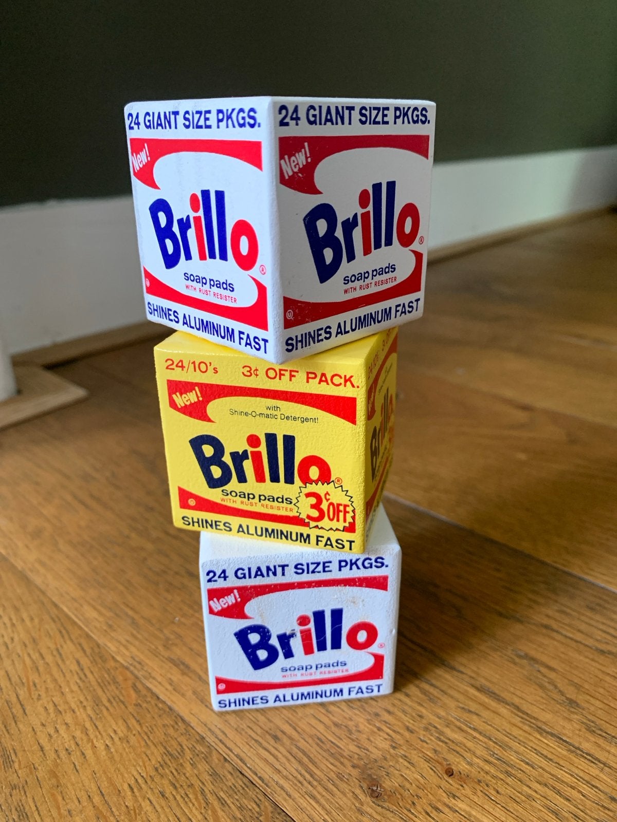 Brillo Soap Miniatuur  naar Andy Warhol, Verzamelen, Ophalen of Verzenden, Gebruikt, Verpakking
