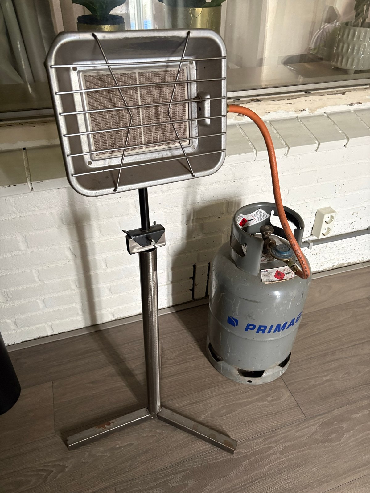 PrimaGas Gaskachel met gasfles, Ophalen, Gebruikt, Gas, Vrijstaand