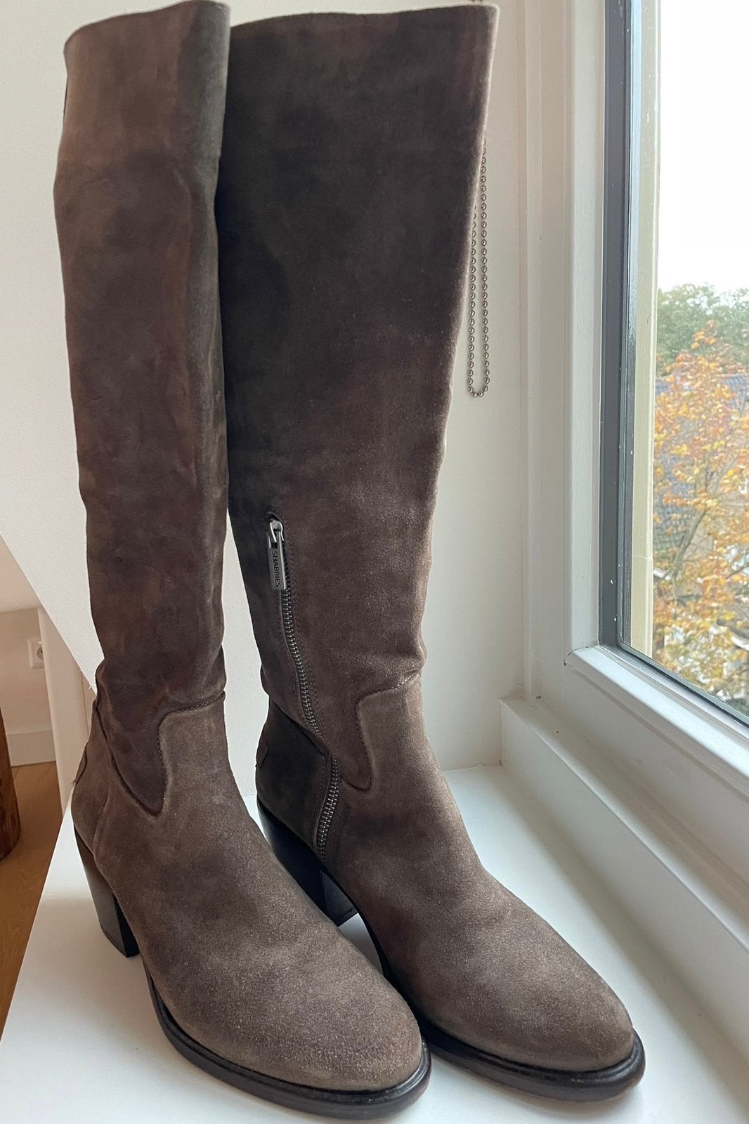 Shabbies suede laarzen maat 39, Kleding | Dames, Ophalen of Verzenden, Gedragen, Bruin, Hoge laarzen