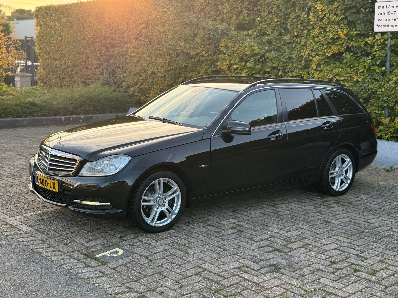 Mercedes-Benz C180 | Facelift | Nieuwe ketting, Auto's, Euro 5, Zwart, 1796 cc, Zwart