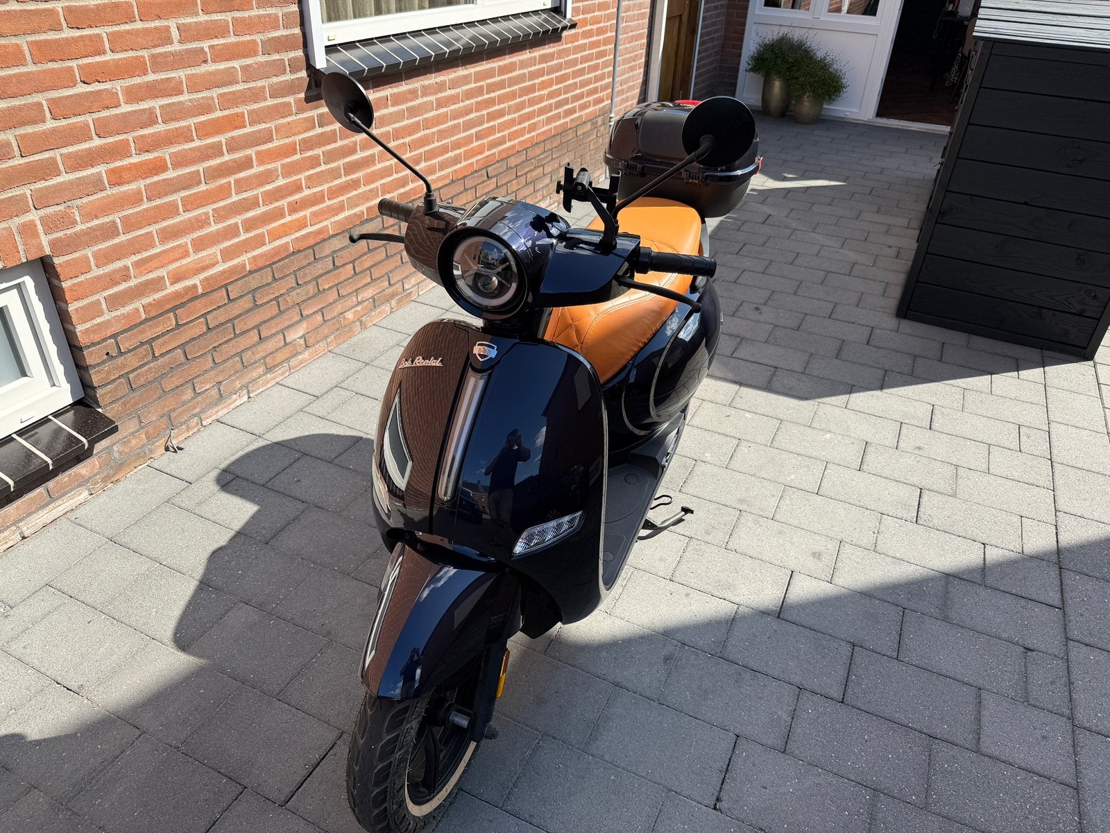 Prachtige Elektrische scooter Tisto Sunrise 2.0, Fietsen en Brommers, Maximaal 45 km/u, Elektrisch, Ophalen of Verzenden, Zo goed als nieuw