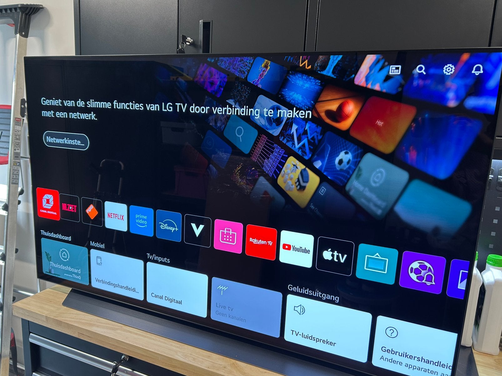 LG TV oled55cx6la - als nieuw, Ophalen, 120 Hz, Zo goed als nieuw, 100 cm of meer