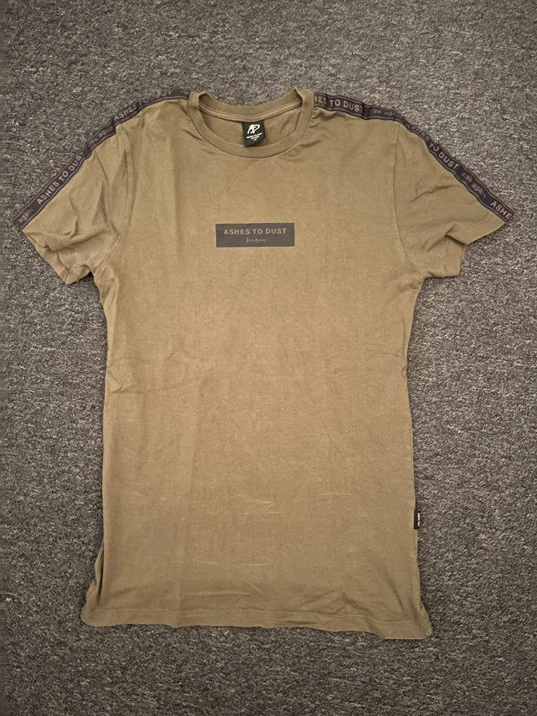 Ashes to dust t-shirt heren maat XS groen van the sting, Ophalen of Verzenden, Gedragen, Maat 46 (S) of kleiner, Groen