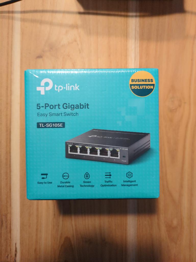TP-Link 5-Port Gigabit TL-SG105E, Ophalen of Verzenden, Nieuw