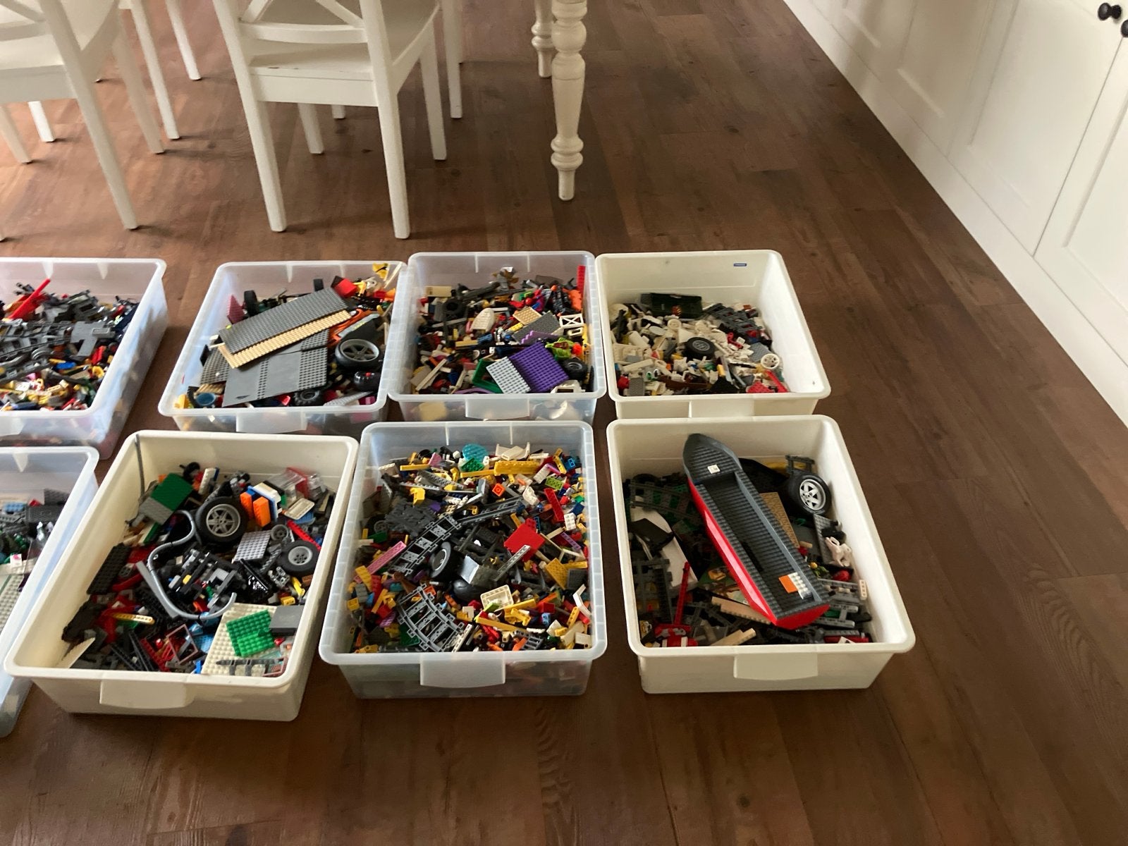 Grote partij LEGO met veel sets en handleidingen, Kinderen en Baby's, Ophalen, Gebruikt, Overige merken