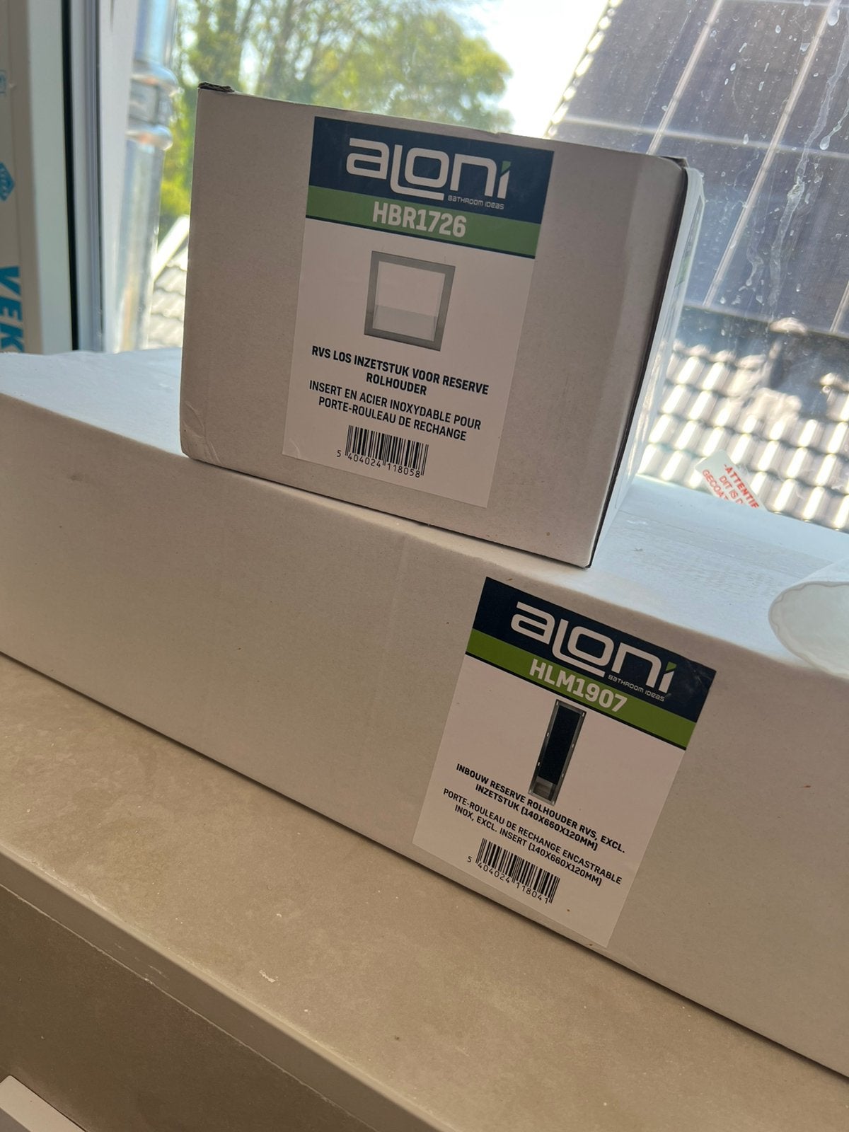 Aloni RVS Reserve rolhouder NIEUW, Ophalen, Nieuw