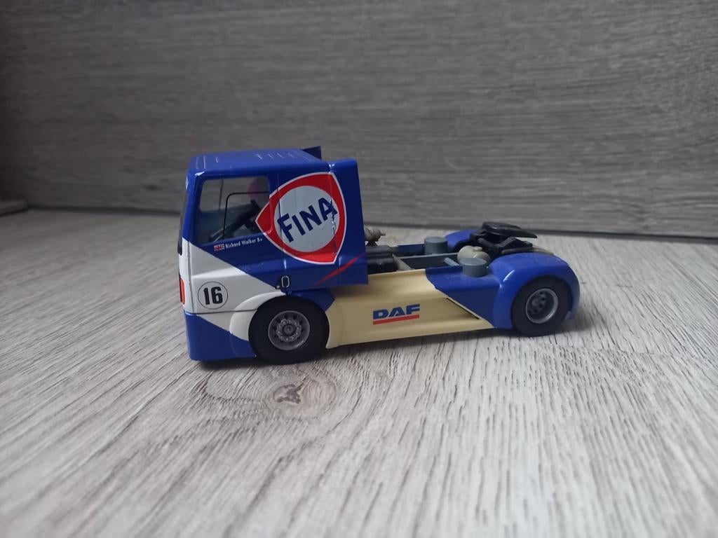 Race daf fina truck, Hobby en Vrije tijd, Modelauto's | 1:18, Ophalen of Verzenden, Overige merken