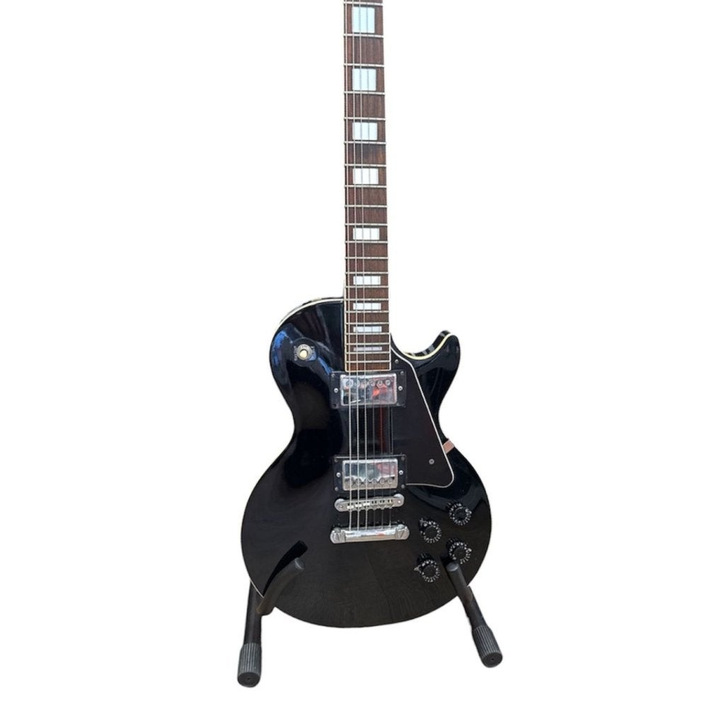 Grand Suzuki Standard Les Paul Gitaar Zwart | Gebruikt, Flex Ltd., Zo goed als nieuw, https://flex.com/contact-us, Nobelstraat 10, 5807 GA Oostrum LB, Limburg, Nederland