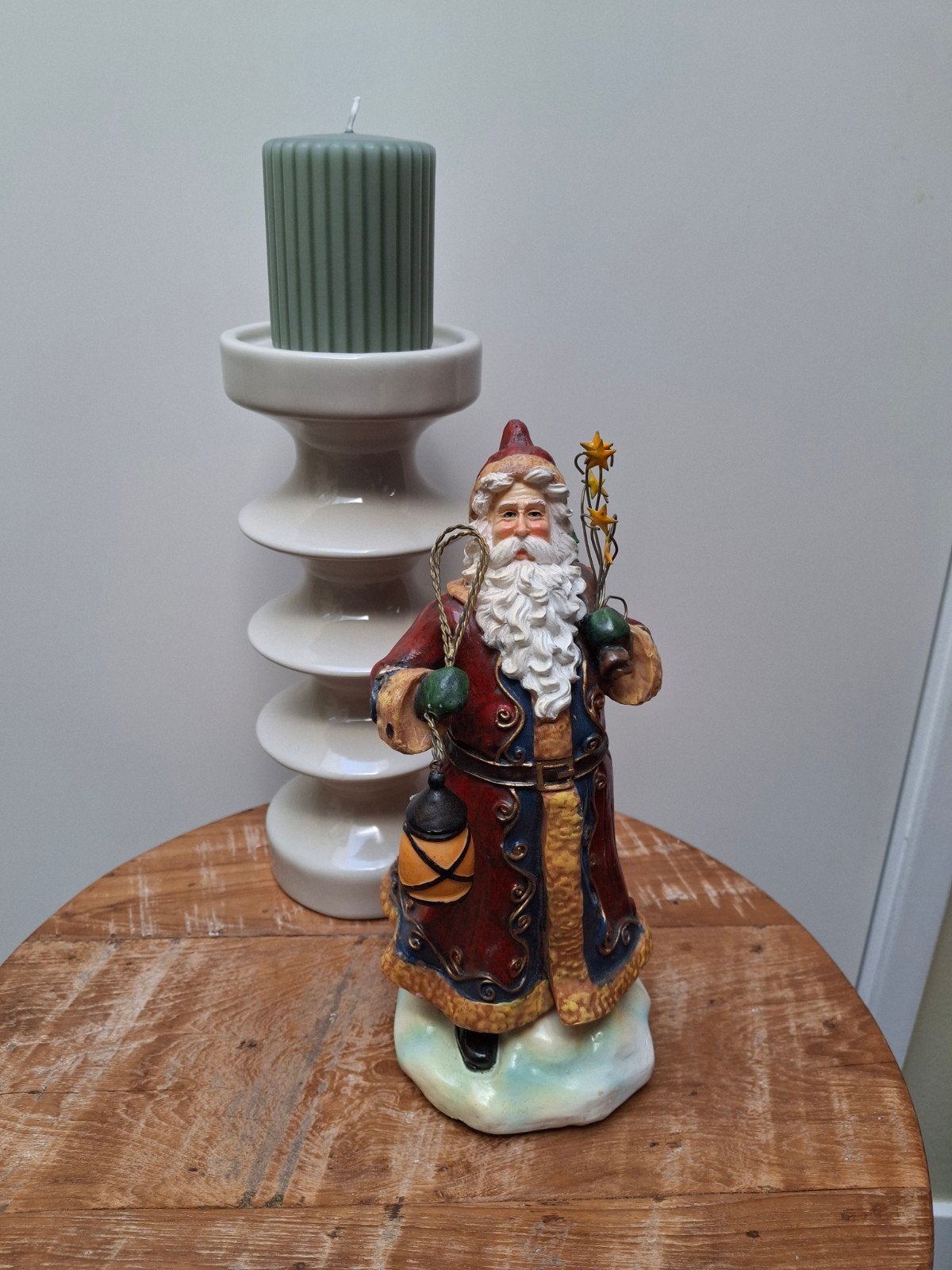 Prachtige nostalgische Kerstman beeldje, Ophalen of Verzenden