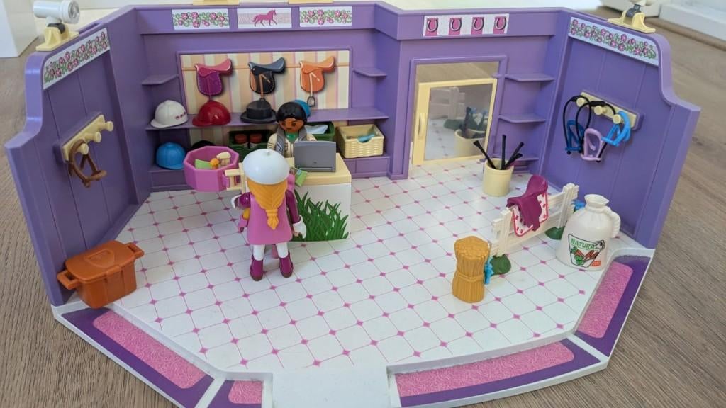 Playmobil Ruitersportwinkel, Ophalen, Gebruikt, Complete set