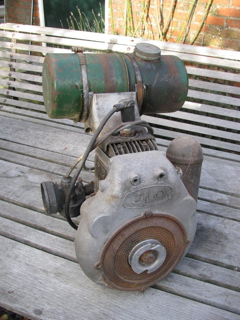 ILO antieke motor, Fietsen en Brommers, Brommeronderdelen | Oldtimers, Gebruikt, Overige merken, Blok, Ophalen