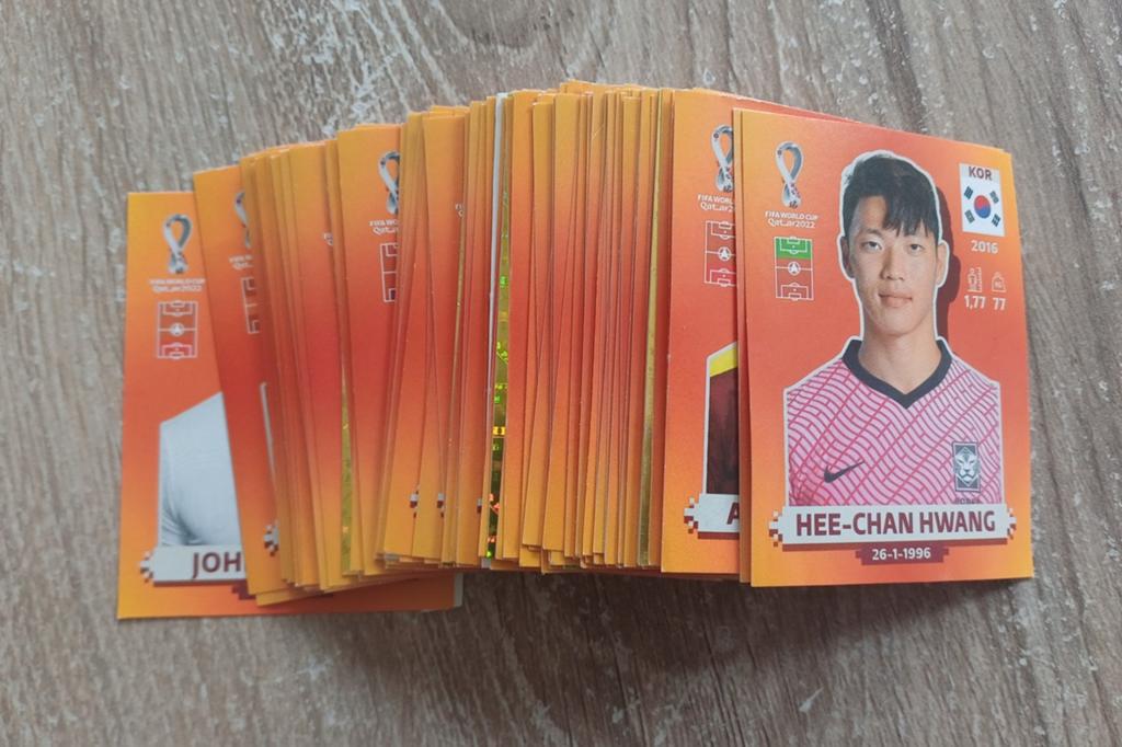 Panini WK Qatar 2022 Oranje Versie Stickers (ruilen), Ophalen of Verzenden, Gebruikt, Poster, Plaatje of Sticker