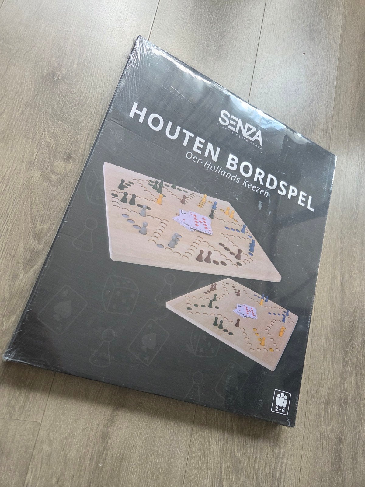 Senza Houten Bordspel - Oer-Hollands Keezen (Nieuw), Vijf spelers of meer, Ophalen of Verzenden, Nieuw, Senza