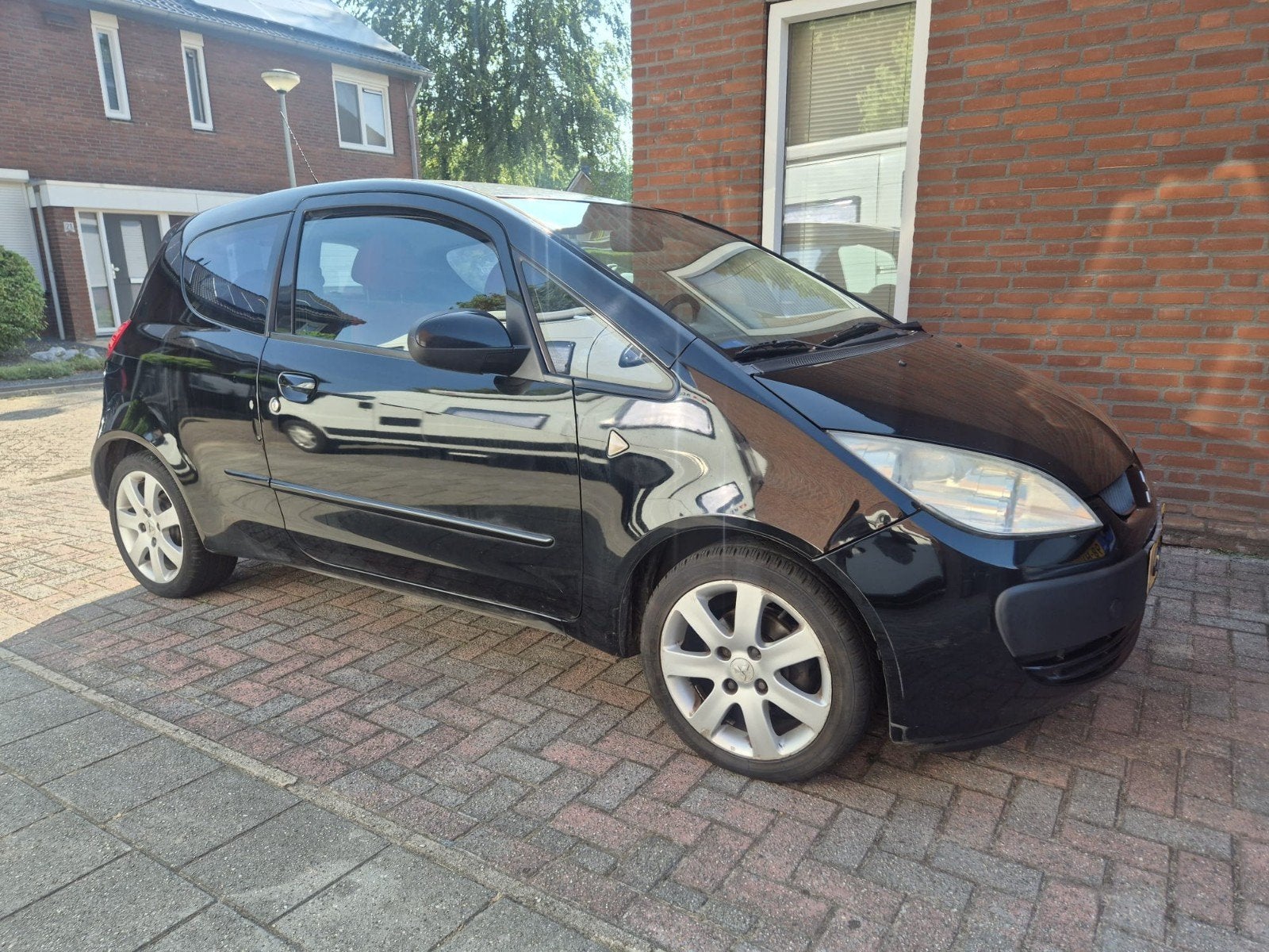 Mitsubishi Colt 1.3 Mivec CZ3 2007 Zwart, Auto's, Voorwielaandrijving, Origineel Nederlands, Particulier, 500 kg