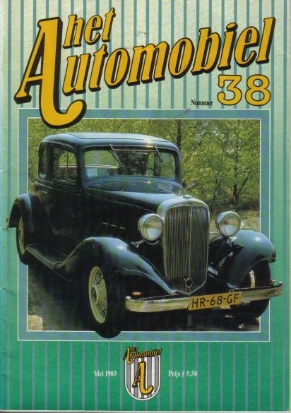 Automobiel 38 1983 : NSU Wankel Spider - Chevrolet Coupe, Ophalen of Verzenden, Gelezen, Algemeen