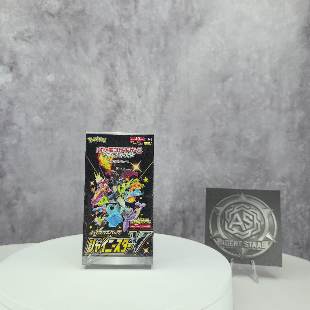 Pokémon Shiny Star V S4a Sealed Box Japan First Print #073, Ophalen of Verzenden, Nieuw, Boosterbox, Foil