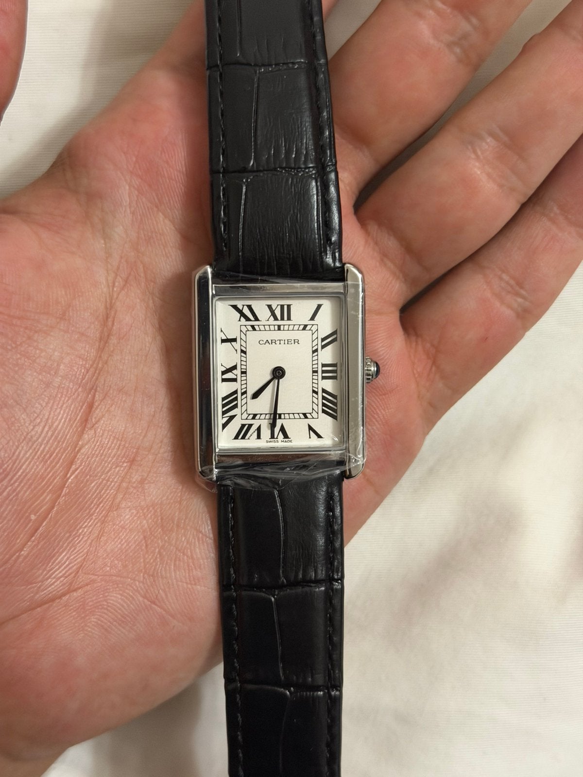 Cartier Tank 31mm, Ophalen of Verzenden, Staal, Overige merken, 1960 of later