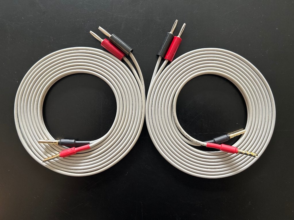 Supra + speakerkabel, 2x 3,25 mtr - 4 mm BFA stekkers, Ophalen of Verzenden, Zo goed als nieuw, 2 tot 5 meter, Luidsprekerkabel