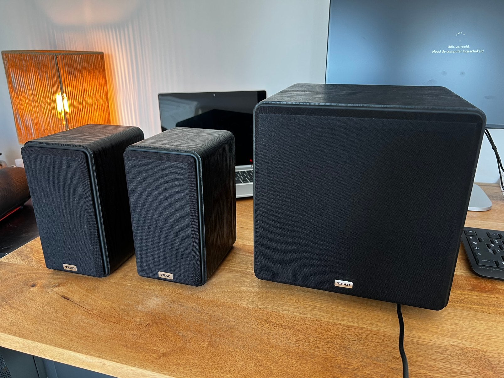 TEAC 2.1 speaker set, Audio, Tv en Foto, Luidsprekers, Ophalen of Verzenden, Zo goed als nieuw, Subwoofer, Overige merken