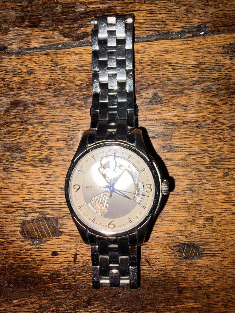 Hamilton Jazzmaster incl alle papieren, Sieraden, Tassen en Uiterlijk, Horloges | Heren, Ophalen, Zo goed als nieuw, Overige merken