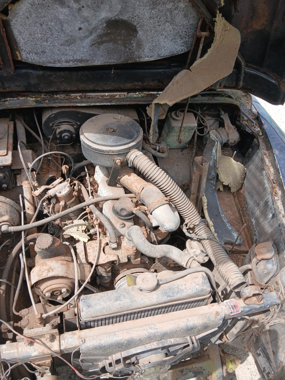 Landrover motor 2.5 diesel, Ophalen