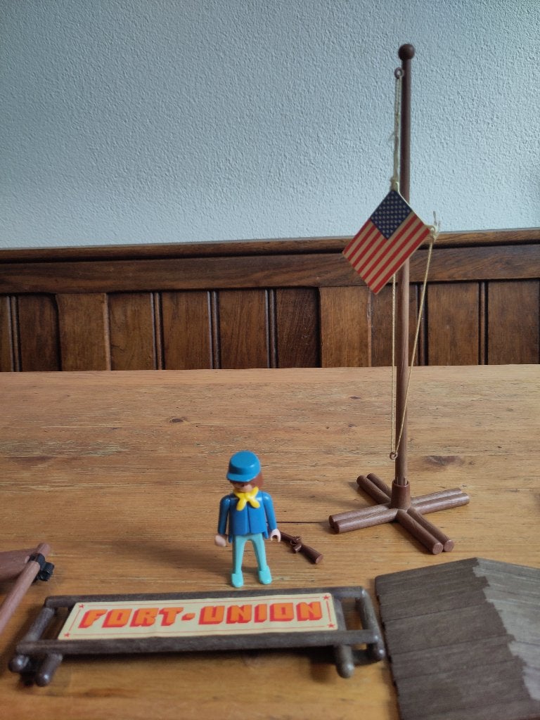 Playmobil 3420 Western fort Union, Gebruikt, Complete set, Ophalen of Verzenden, Kasteel/Fort