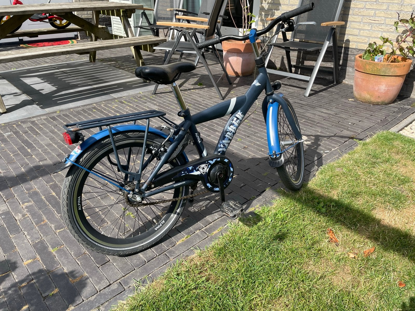 Alpina Yabber kinderfiets 20 inch, Fietsen en Brommers, Fietsen | Kinderfietsjes, Ophalen, Gebruikt, Terugtraprem, 16 tot 20 inch