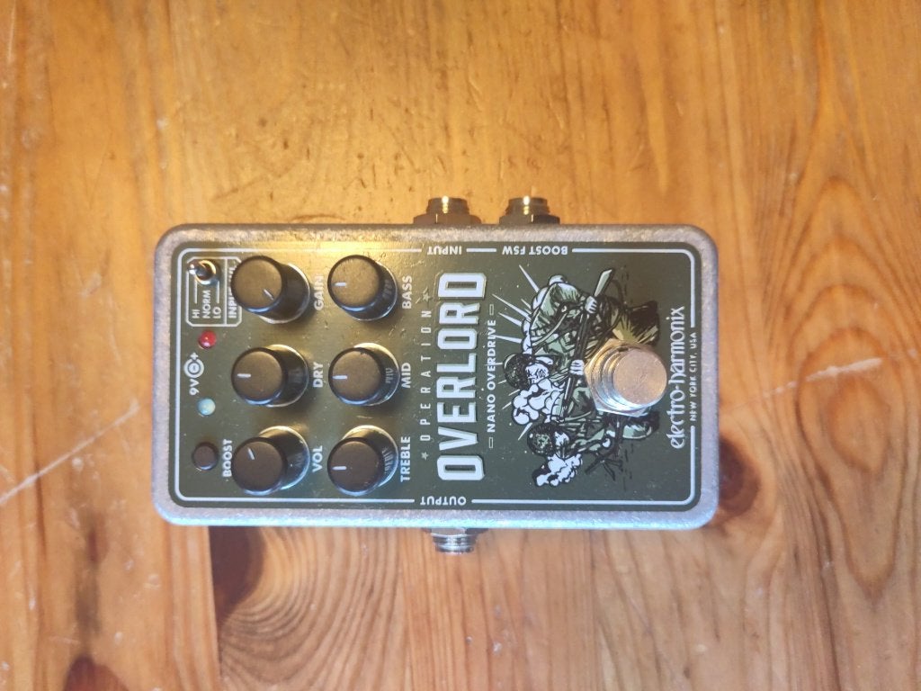 Electro Harmonix Nano Operation Overlord, Muziek en Instrumenten, Effecten, Ophalen, Zo goed als nieuw, Distortion, Overdrive of Fuzz