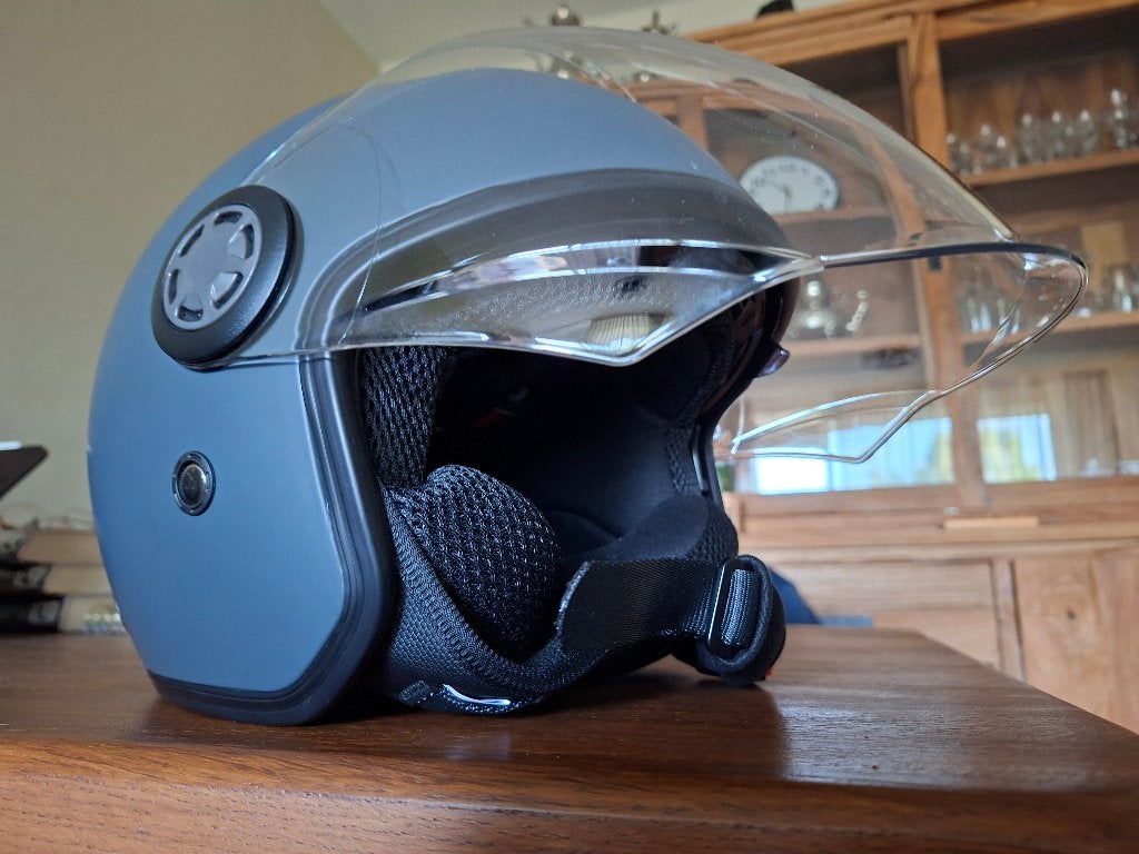 Motor scooter helm GMS, M, Jethelm, Tweedehands, Ophalen