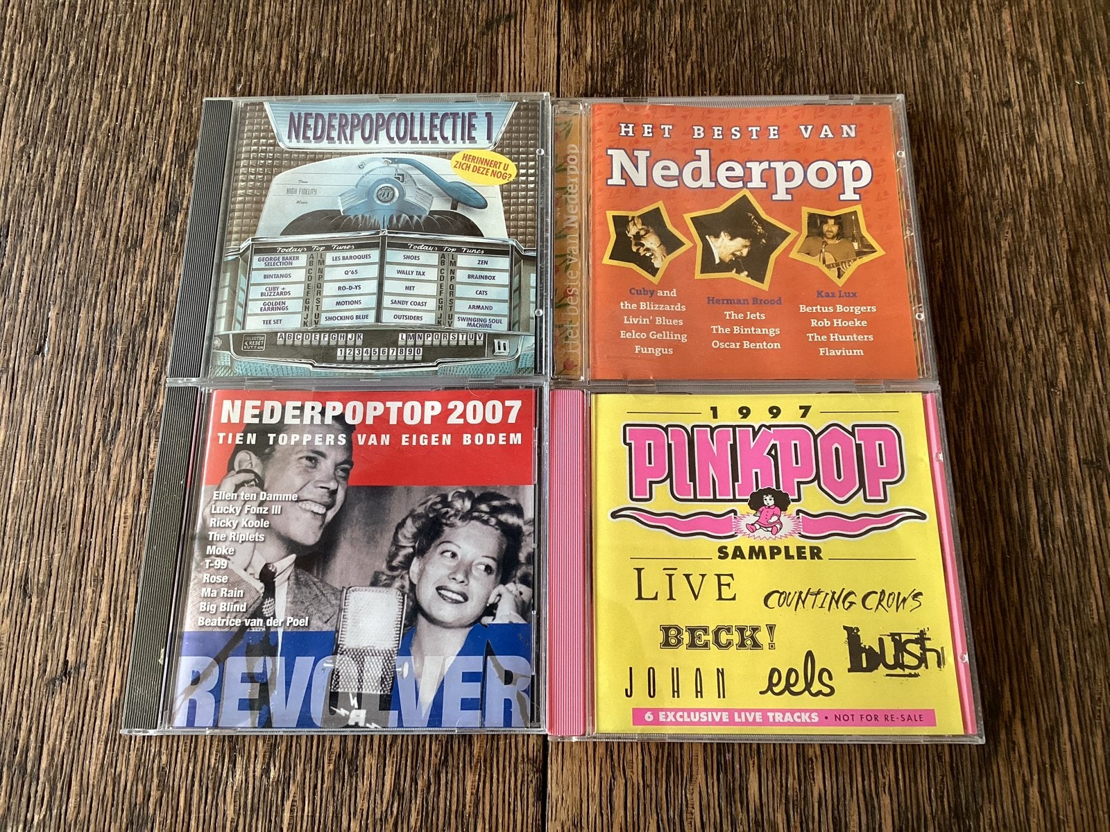 3x CD Nederpop, 1x Pinkpop, SAMEN voor 4 euro., Ophalen of Verzenden, Gebruikt, Pop, Verzamelalbum