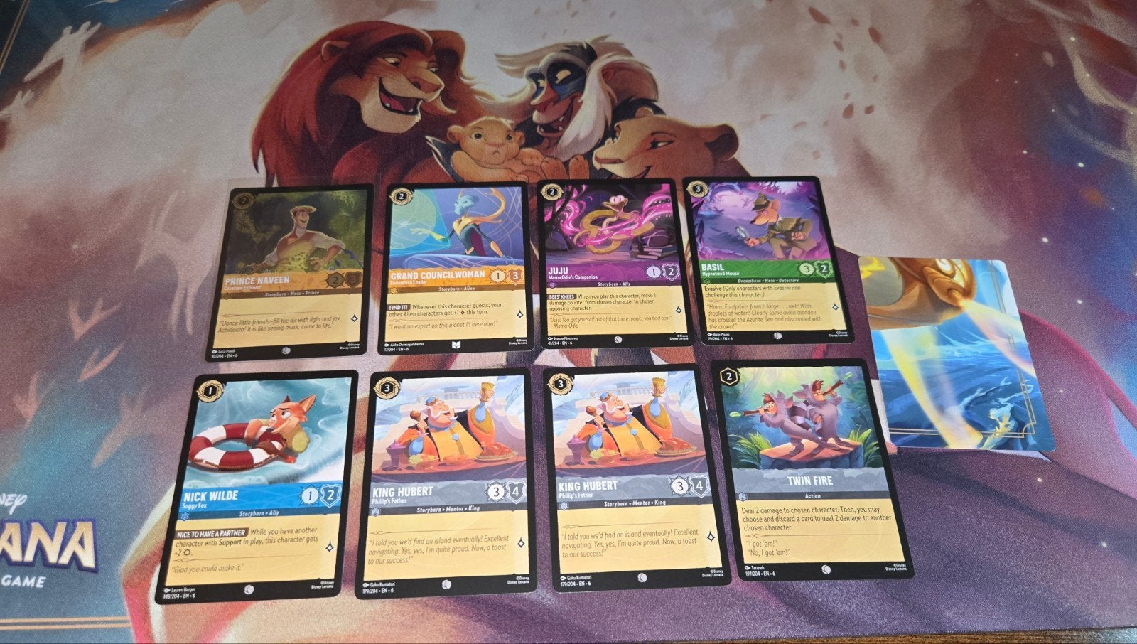 Disney Lorcana TCG Kaarten - Azurite Sea, Ophalen of Verzenden, Zo goed als nieuw, Meerdere kaarten, Foil