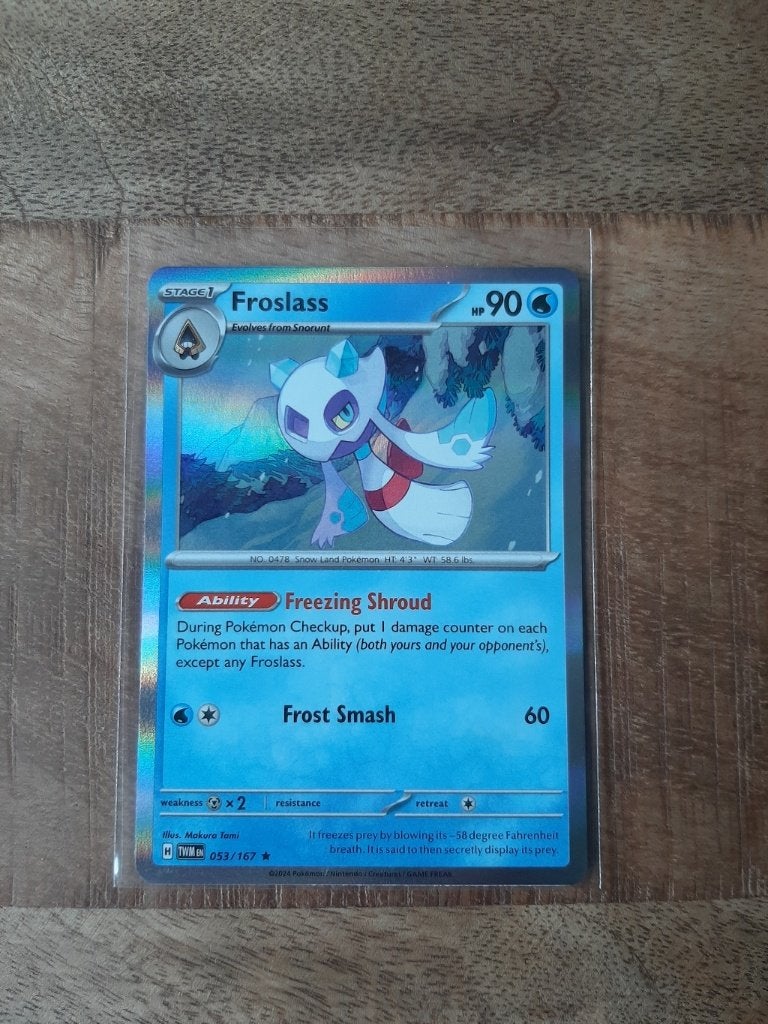 Froslass #53, Holo Rare, Pokemon Twilight Masquerade, Ophalen of Verzenden, Nieuw, Losse kaart