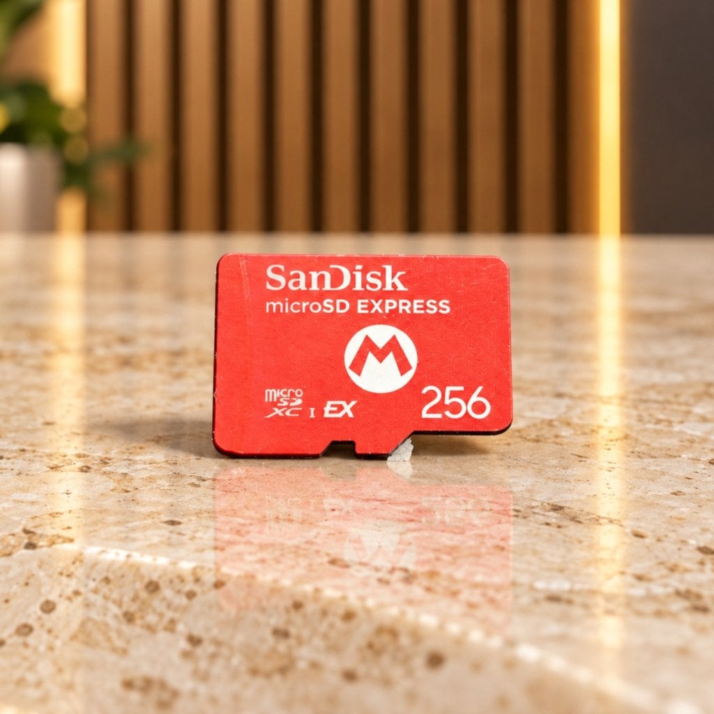 Sandisk Micro SD Express 256GB Mario - In Nette Staat, Spelcomputers en Games, Sandisk, Zo goed als nieuw, Support@sandisk.com