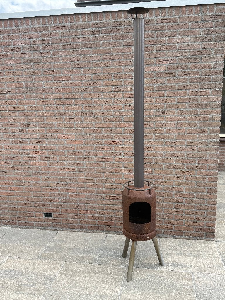 buitenkachel terras kachel tuinhaard, Tuin en Terras, Tuinhaarden, Ophalen, Gebruikt