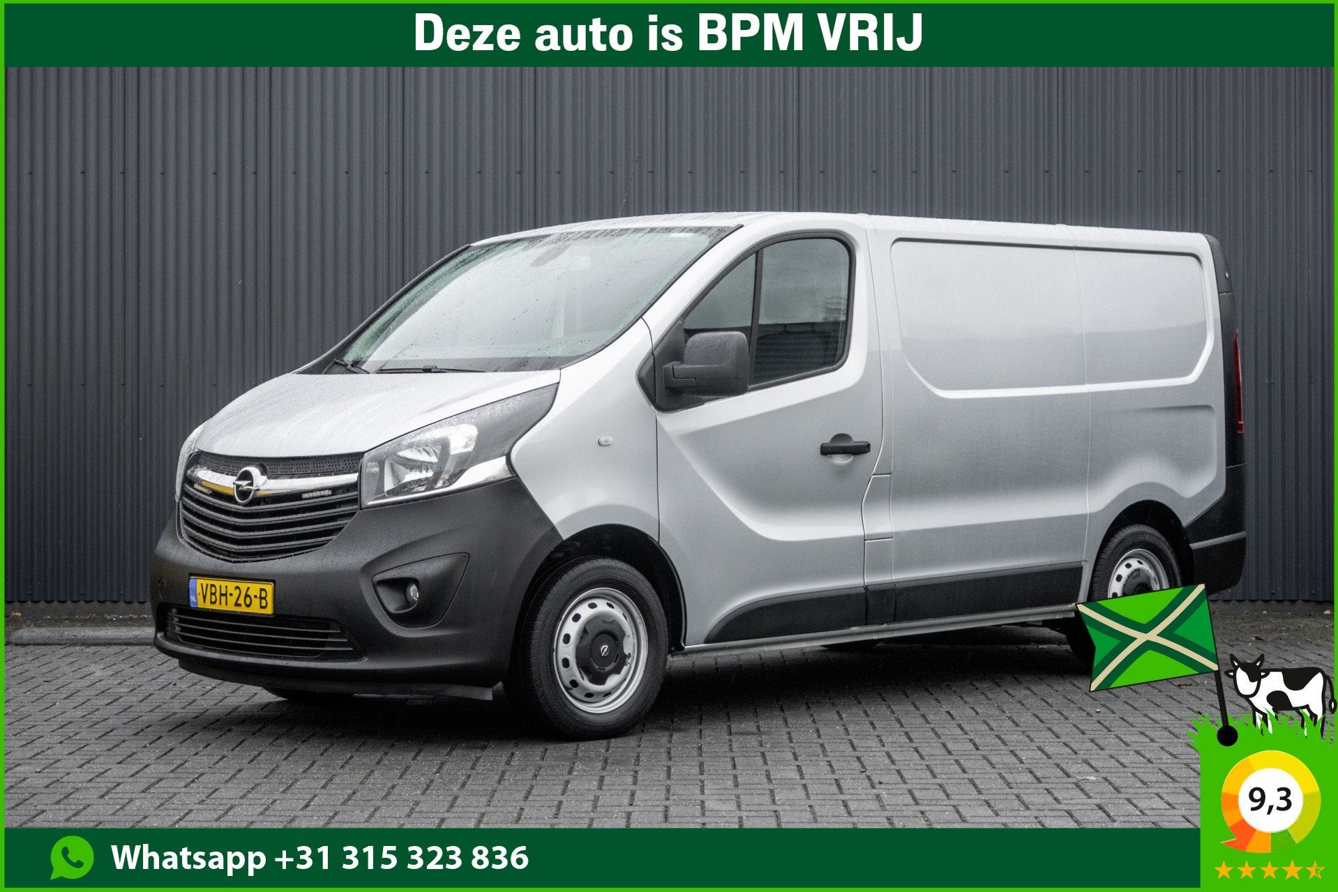 Opel Vivaro 1.6 CDTI CDTI | L1H1 | 125PK | Euro 6 | LED | Ca, Voorwielaandrijving, Stof, Gebruikt, 4 cilinders