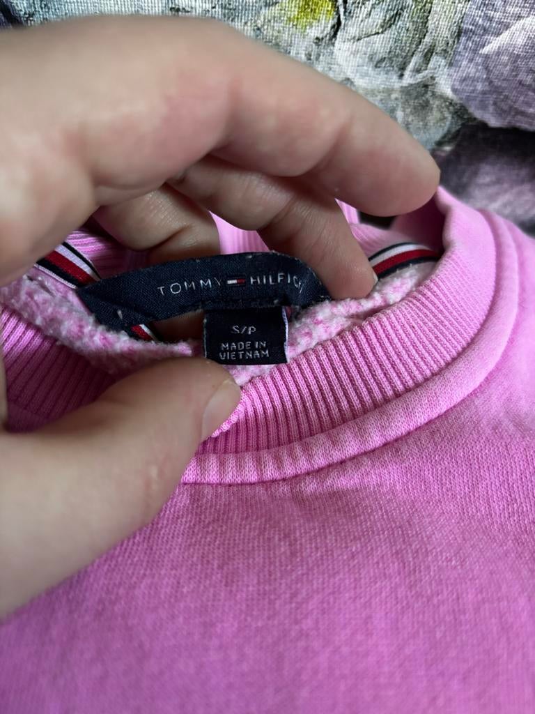 Tommy Hilfiger sweater roze - Maat S/P, Ophalen of Verzenden, Gedragen, Maat 36 (S), Roze