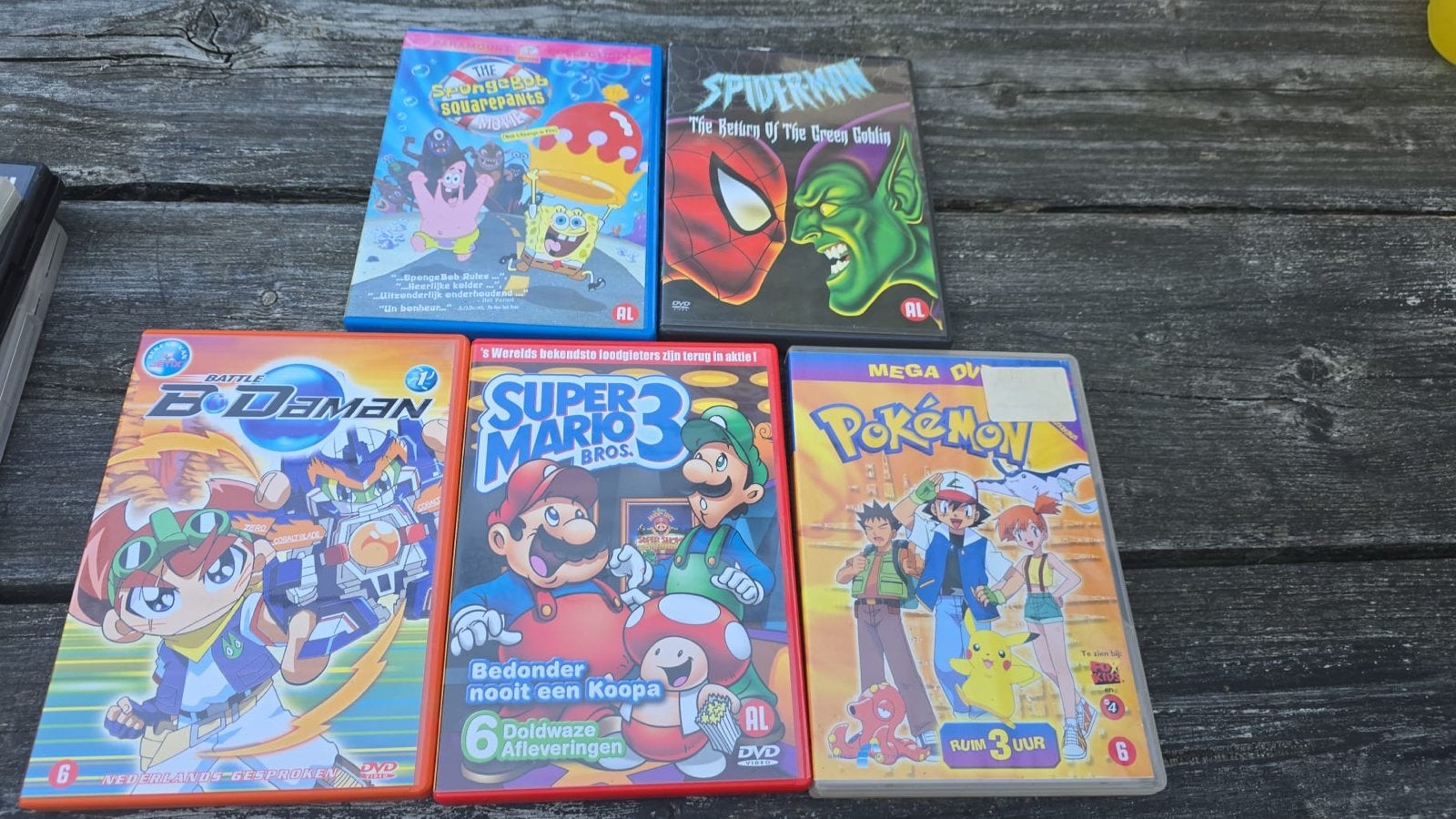 Superhelden & Cartoon DVD Box – 5 Klassiekers voor Fans, Gebruikt, Animatie, Verzamelbox, Verzenden