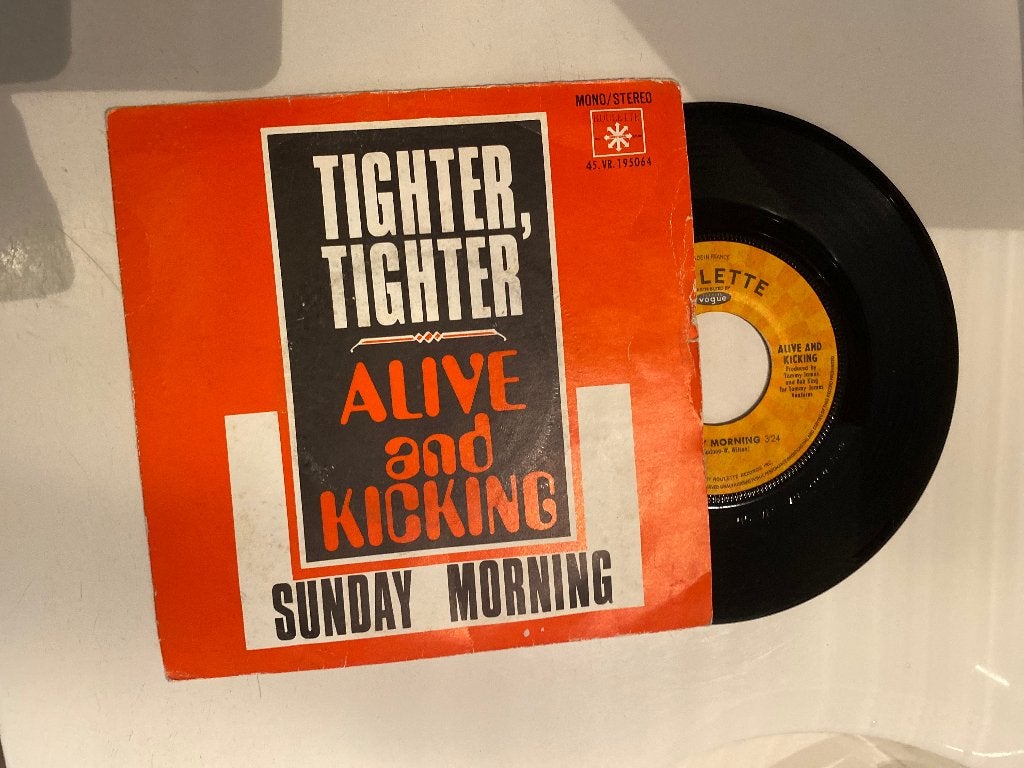 Alive And Kicking – Tighter, Tighter, 7 inch, Zo goed als nieuw, Pop, Overige typen