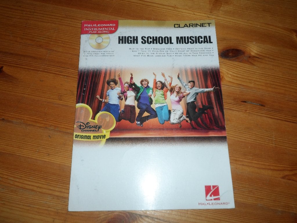 high school musical - clarinet - hal leonard met cd, Muziek en Instrumenten, Ophalen of Verzenden, Zo goed als nieuw, Klarinet